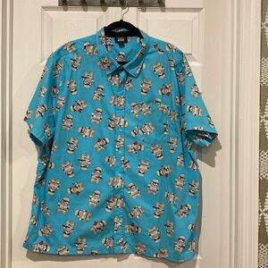 Men’s Disney Parks Star Wars Camp Shirt with Storm Troopers